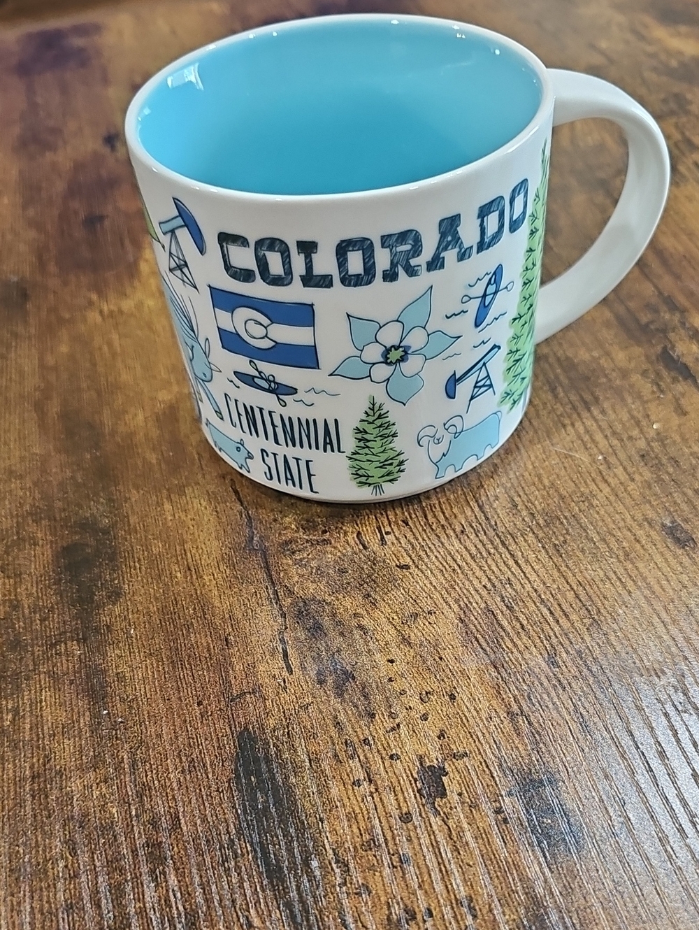 Starbucks Been There Series Full Size Coffee Mug Like New Colorado Collector Cup